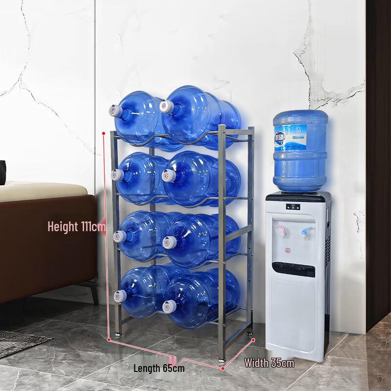 Zhaoran 8-Bottle Floor-Standing Water Jug Organizer