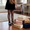 Collant Rete Traspiranti per Bambini con Strass Calze Colorate Scintillanti Moda