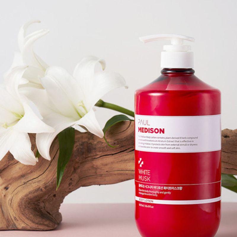 PAUL MEDISON Signature Body Lotion White Musk Scent 1077ml Signature Body Lotion (White Musk)