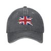 UK Flag Baseball Cap Outdoor Women Unisexs Adjustable