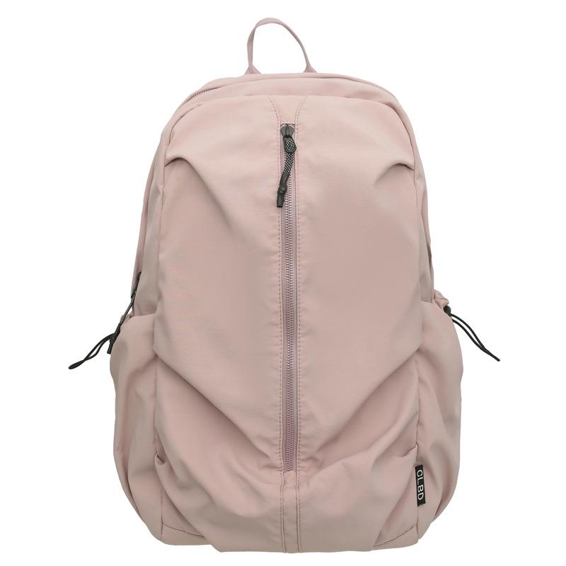 Versatile Japanese-Style Solid Color Backpack for School, Sports, and Travel