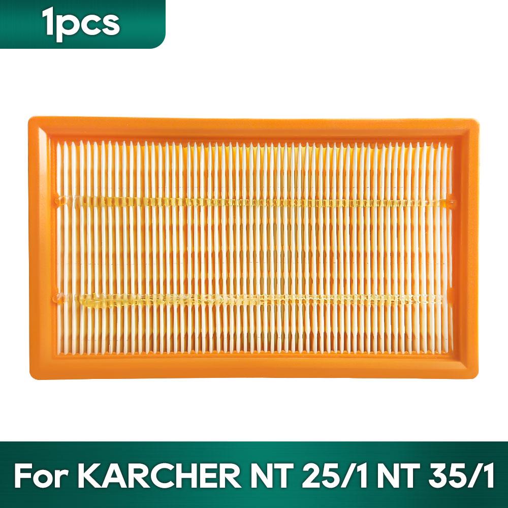 Filter Compatible for Karcher NT 25/1, NT 35/1, NT 45/1, NT 55/1, NT361 ECO, NT561 ECO, NT611 ECO, Bosch VAC140 / GAS 35 M AFC