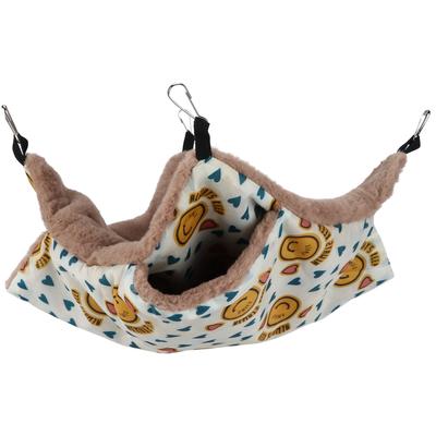 Small Pet Hanging Hammock Bunkbed Warm Pet Bed for Hamsters Mice White Rats and Other Small PetsS