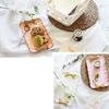 Promotion! European Style Pink Bow Cake Storage Trays Makeup Organizer Dessert Plate Square Decor Tray Kitchen Storage Trays