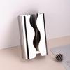 Elegant Curved Stainless Steel Tissue Box Simple Nordic Style Durable Surfaces Easy Refill Paper Holders Home Decors