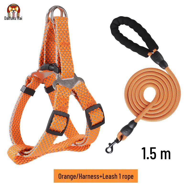 

Medium & Large Dog Leash & Small Dog/Puppy Vest-Style Harness XS (26-37cm) for 3-7kg dogs