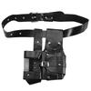 Hair Care Waist Pack Hair Scissors Comb Bag Hairpin Bottle Bag Salon Hairdressing Tool Brown