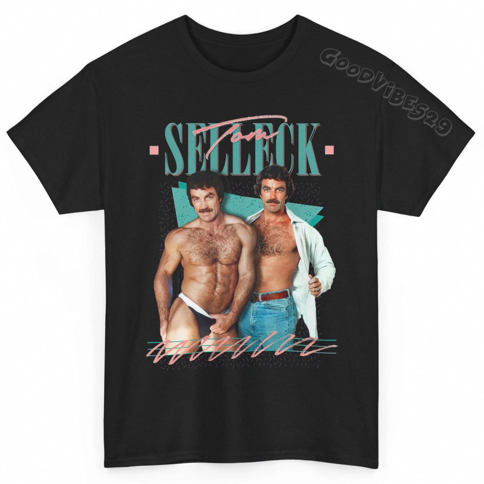 Tom Selleck 80s Retro Aesthetic Magnum P.I. Vintage Tee S-5XL Men Women Unisex S