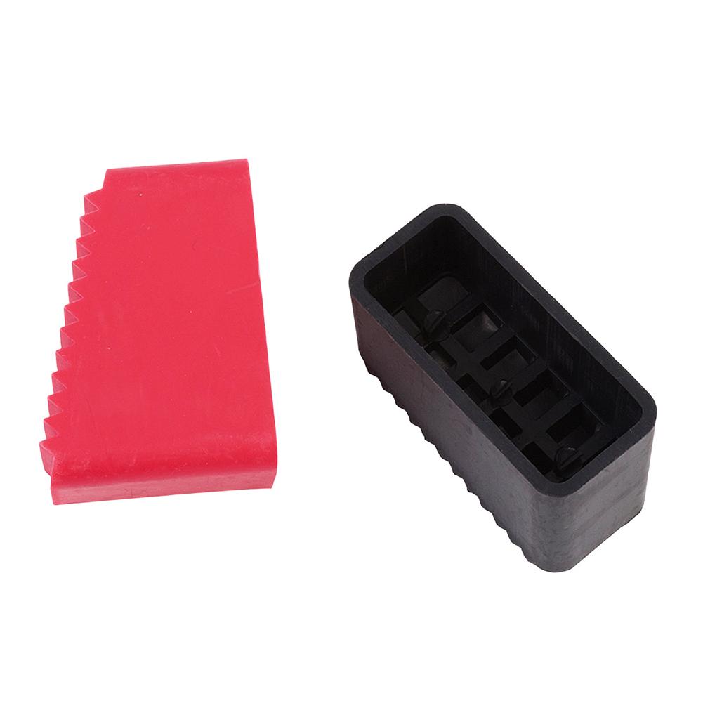 4 STuks Ladder Voetkappen Antislip Rubberen Pads voor Ladders Beschermen Vloeren Verminderen Uitglijden en Verbeteren Stabiliteit 55 38 25mm