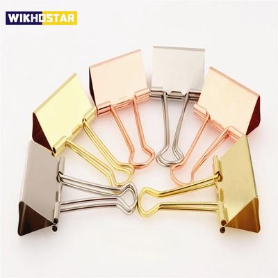 High Quality 32mm Clamp Paper Binder Clips Bookmark Memo Clip Student School Office Supplies Paperclips