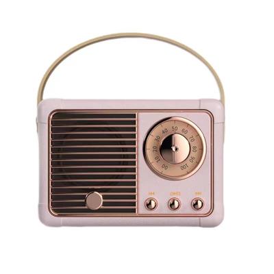 Luckcattle Mini Retro Bluetooth Speaker CN Plug (adapter Included)