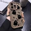 Christmas ghost apple 15promax mobile phone case iPhone14/13 new women's 12 niche xr personality anti-drop 8