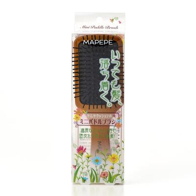 Japanese Product MaPéPe Mini Paddle Brush with Soft Cushion
