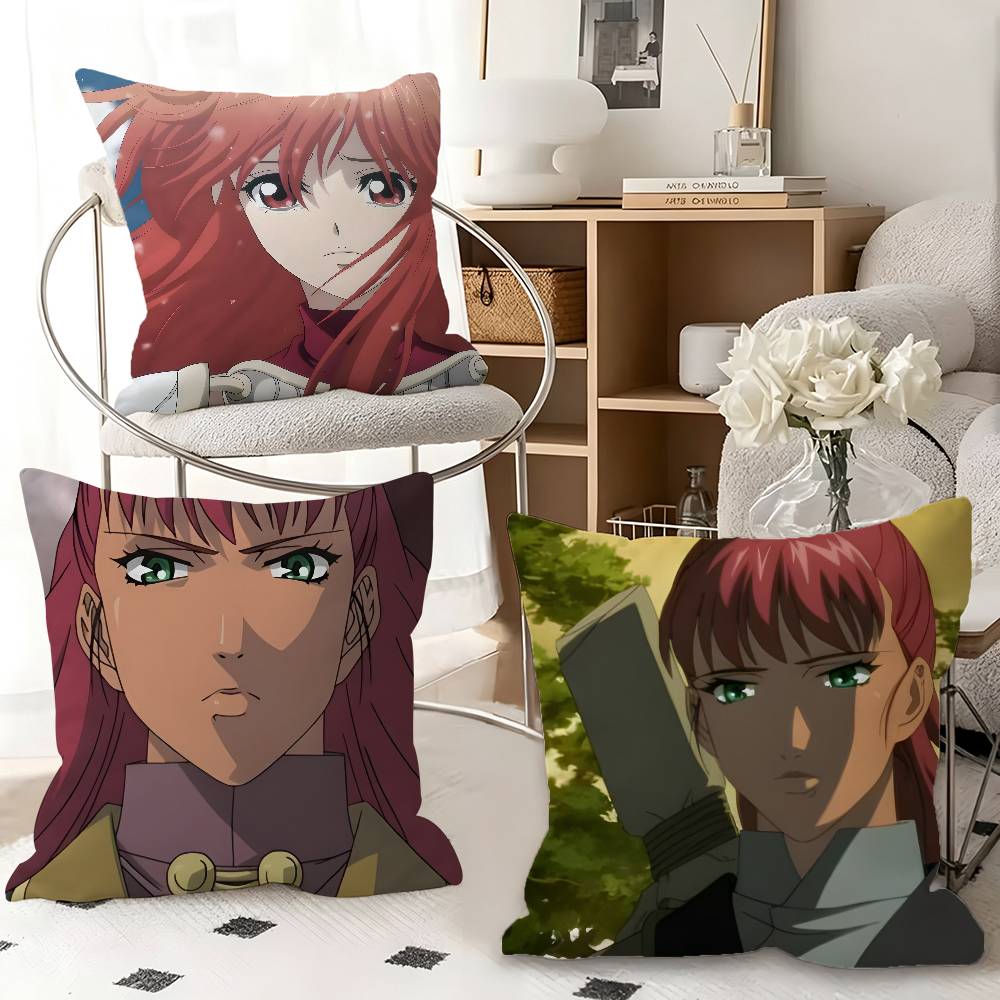 1pc Youko Nakajima Anime Characters Pillow Case Fashion Square Pillowcase Bedroom Sofa Room Ins Decoration Leisure