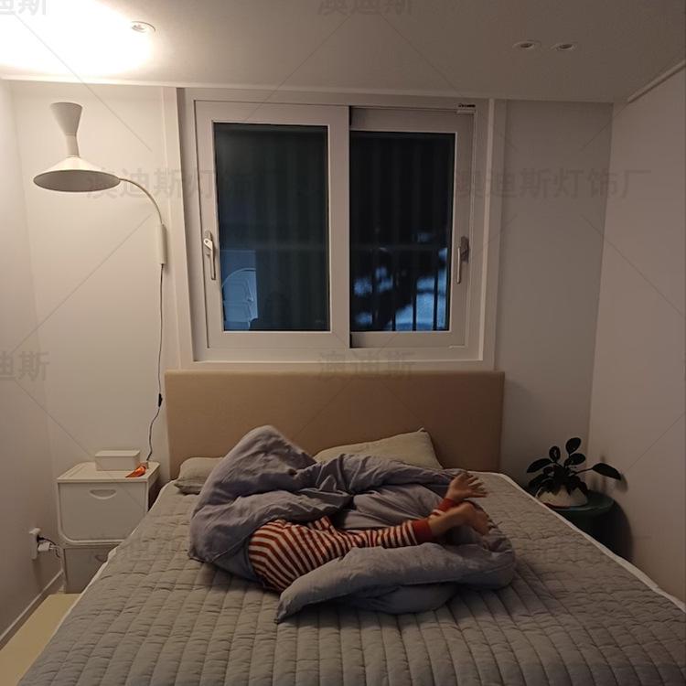 Nordic Nemo Italian Design Minimalist Swingable Rotating Wall Lamp with Speaker for Bedroom and Living Room.