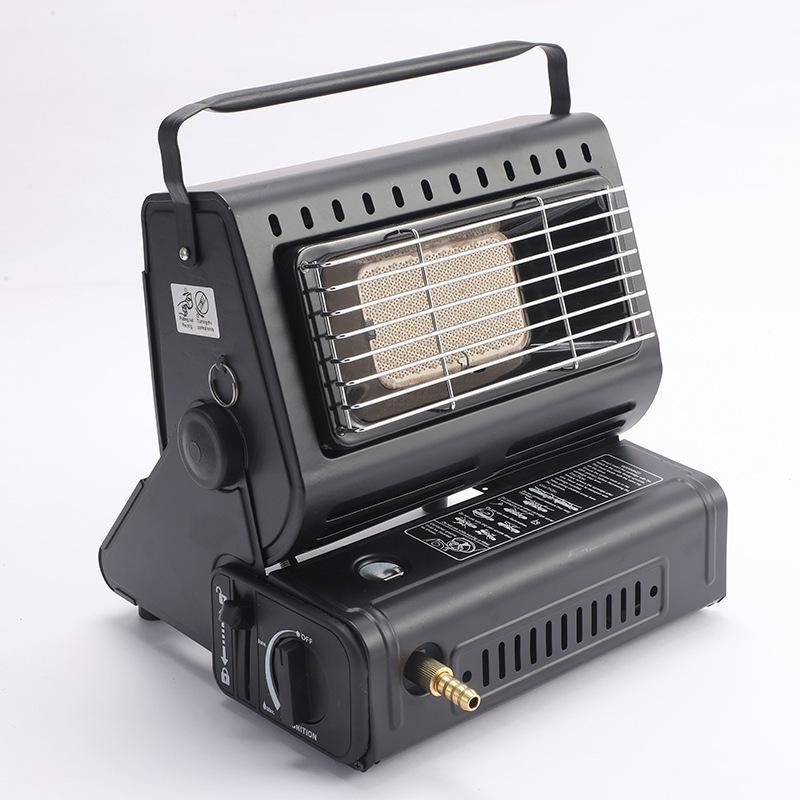 Compact Dual-Use Camping Heater & Stove: Portable and Practical Model