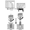 Damaged Screw Extractor Set  Easily Remove Stripped or Damaged Screws High-Speed Steel Stripped Screw Removers