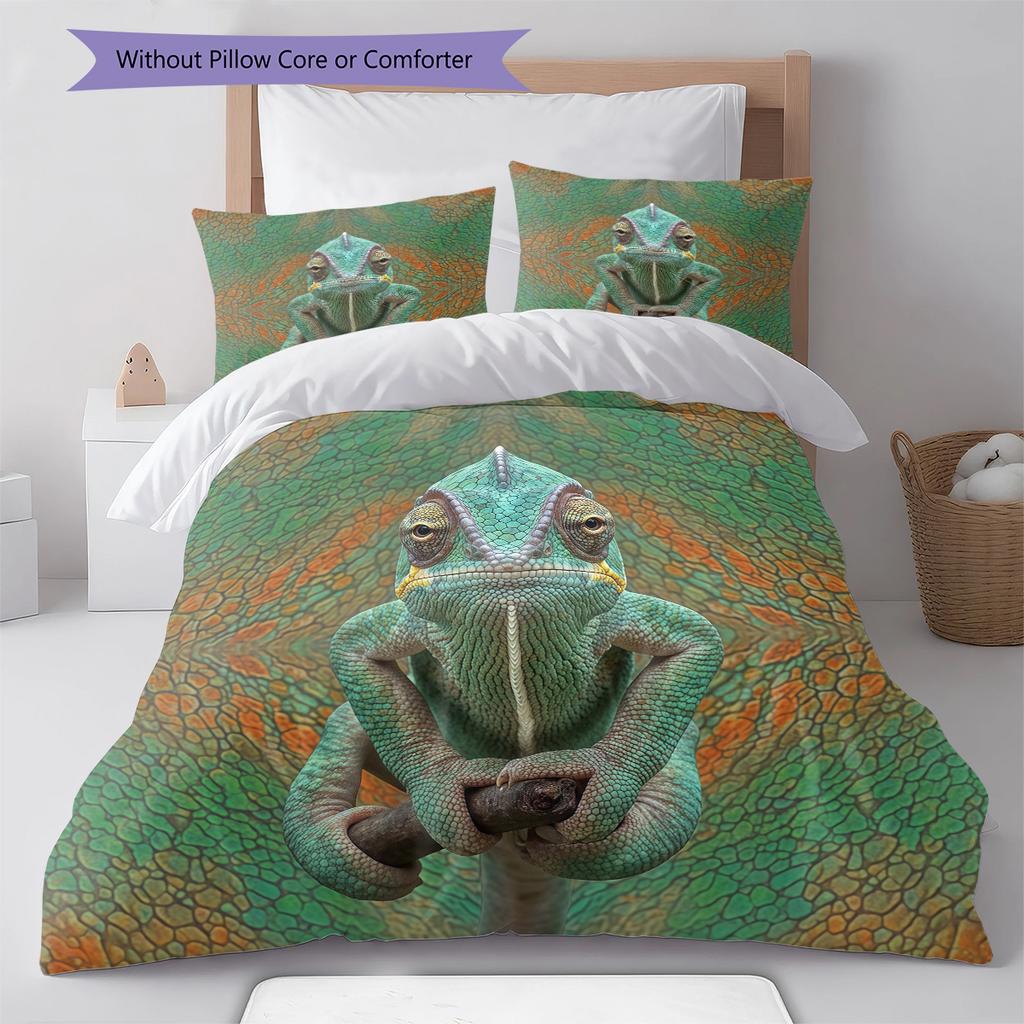Cartoon Pattern Bedding Quilt Set Quilt Cover Pillowcase Home Decoration Birthday Gift (1 * duvet cover + 2 * pillowcase, without core)