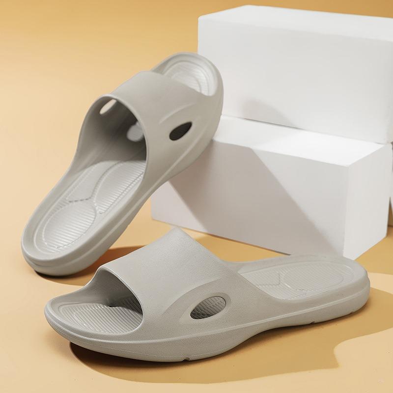 New EVA bow design non-slip bottom sandals outside slippers men and women home non-slip elderly pregnant women anti-fall