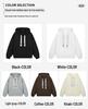 2025 Autumn/Winter Unisex Loose Casual Henley Hoodie Jacket
