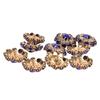 10pcs Royalblue Decorative Brooch Buttons Clothes Accessories Buttons  Holiday Decor