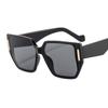 New Fashion Popular Trendy Oversized Black Women Sunglasses Big Frame Square Uv400 Sun Glasses Sunglasses Custom Logo