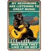 Black Cat Witch Halloween Darkness My Old Friend Retro Tin Signs Vintage Wall Decoration Home Bar Kitchen Hotel Dining Room Metal Poster 8x12 Inch