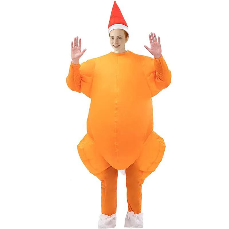 Adult Turkey Inflatable Costume for Thanksgiving and Christmas XXS