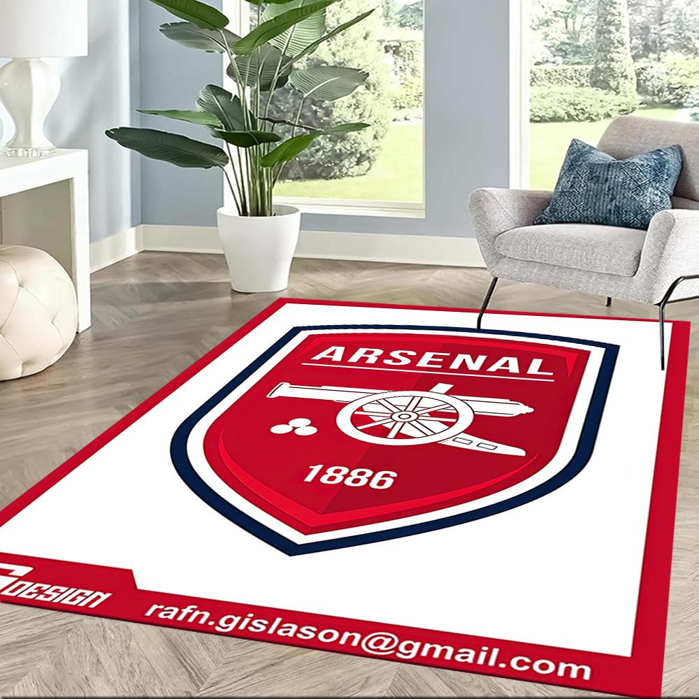 Arsenal Floor Rug Office Rug Suitable for Kitchen Entryway Playrooms Hallway Anti-slip Rug Anime Office Decor Perfect Gift for Friends & Family