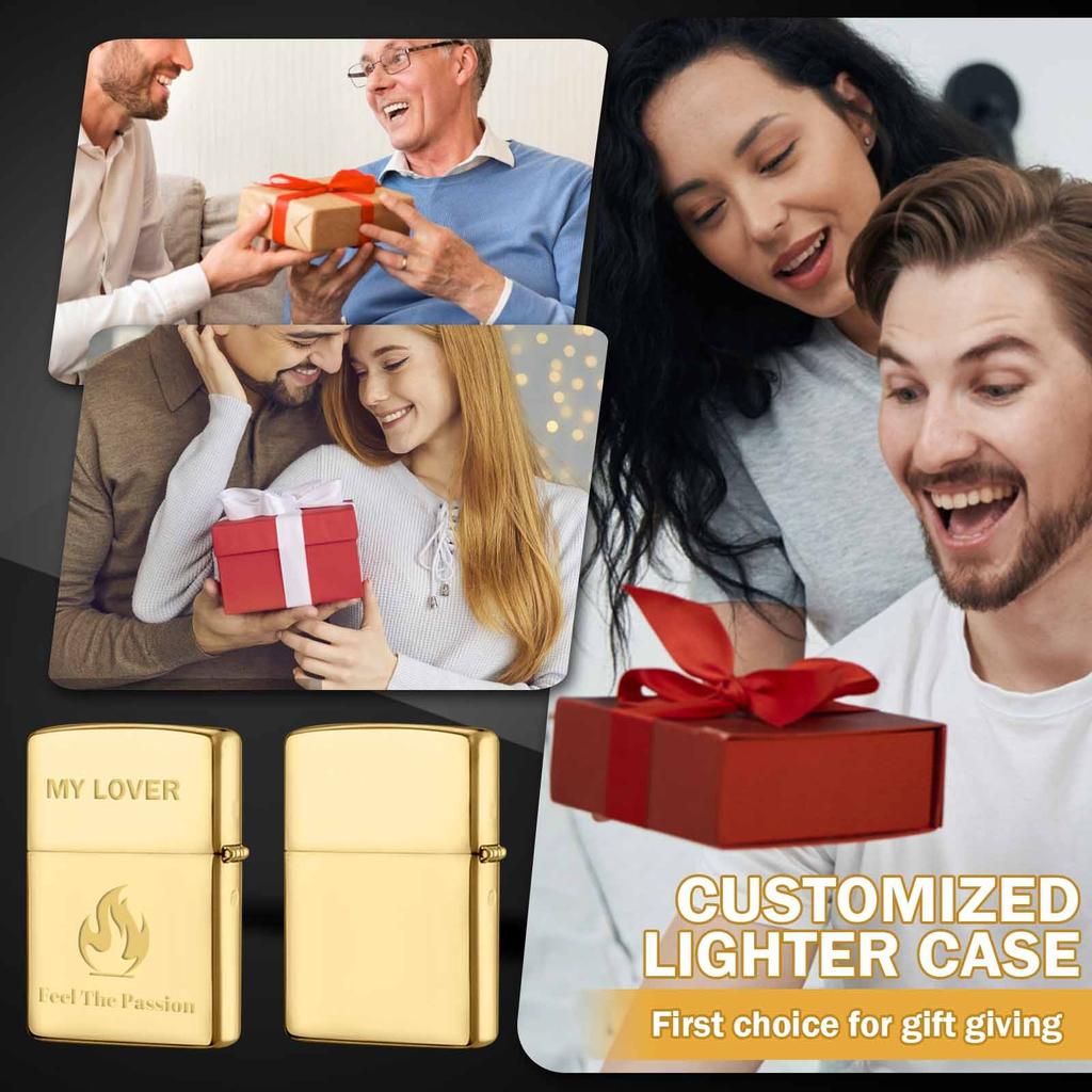 Personalized Customized Kerosene Lighter Copper High-End Lighter Accessories