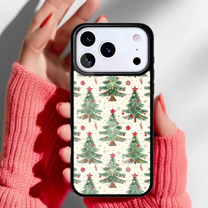 Christmas Tree New Year Art Phone Case for iPhone 17 16 15 14 13 Pro Max Back Cover for 12 11 Pro Coque