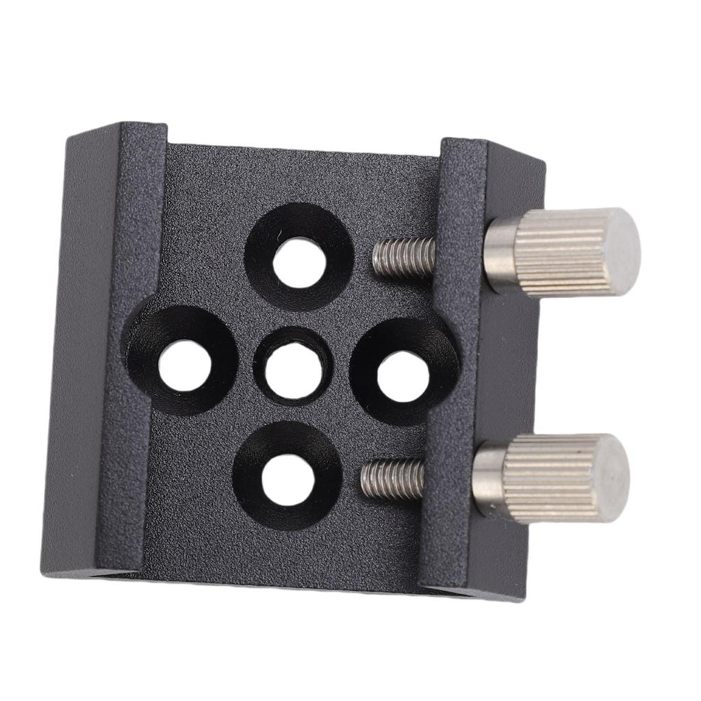 Finder Scope Dovetail Mounting Base Aluminium Alloy Telescope Finderscope Mount Bracket with M4 Hole and 1 4in Thread