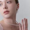 Silver 925 rounded pearl earrings