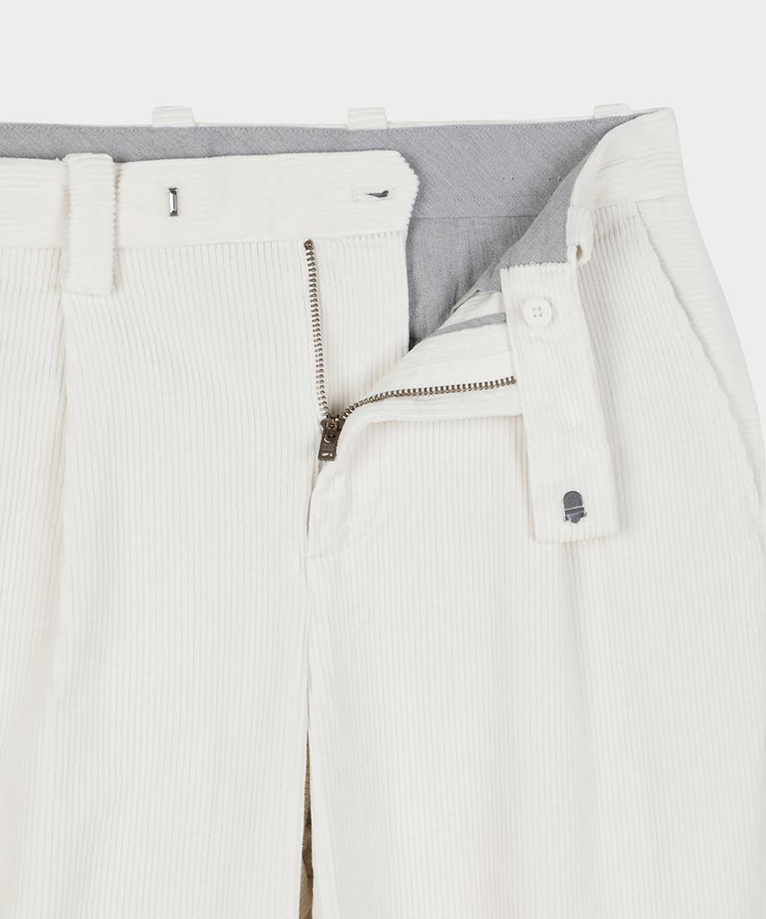 BROOKS BROTHERS Traditional Fit 8W Corduroy Pants (Beige) (Bbpcmm6918Zew)