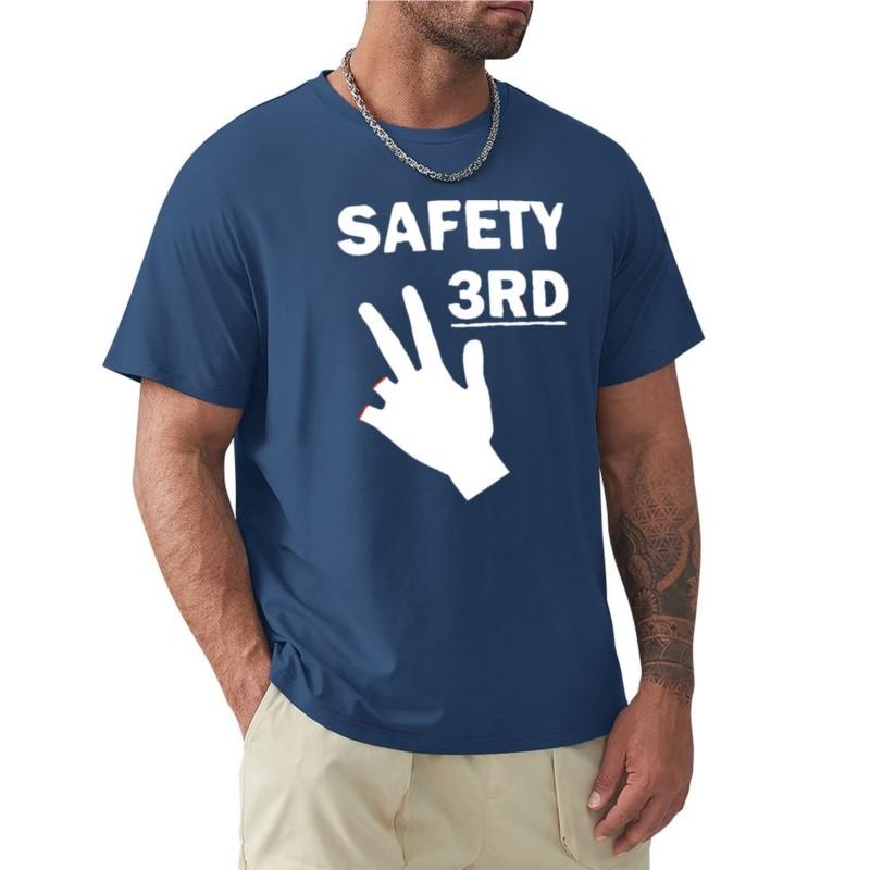 Safety Third T-Shirt cat shirts vintage clothes summer clothes men clothes S