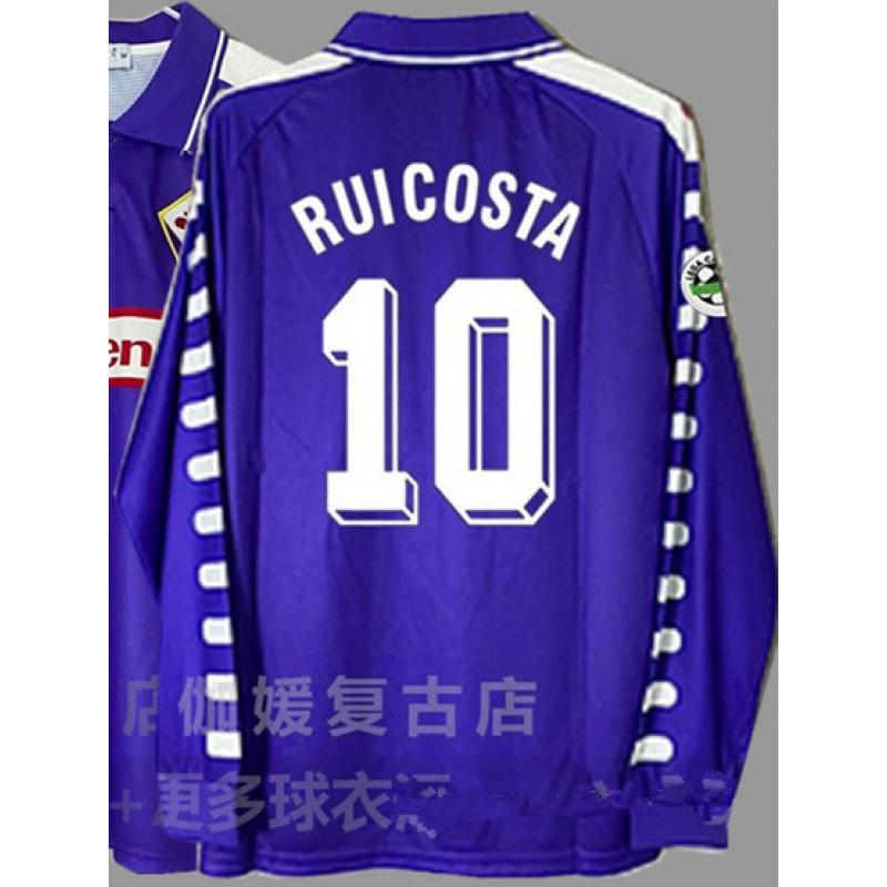 Vintage Jerseys, Soccer Uniforms, AC Ronaldo, Ronaldinho, Zidane, Long-sleeved Sportswear, National Team Uniforms