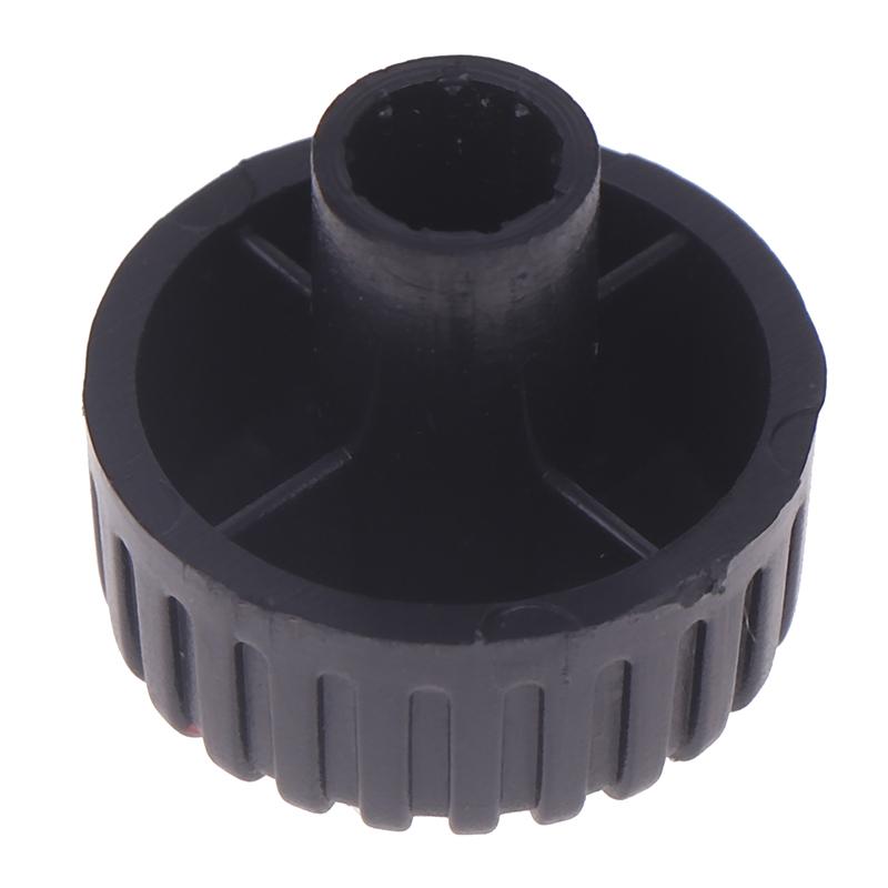 5Pcs Plastic Long Handle Knob Stripes Black Cap 20×18MM Potentiometer Encoder Switch Knob Plum Flower Shaft Inner Hole 6MM