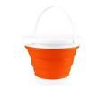 Seau Pliable Portable, Seau de Lavage Pliable pour Voiture, Camping en Plein Air, Pêche, Voyage, Rangement Facile, Articles de Nettoyage, Usage Domestique et Commercial