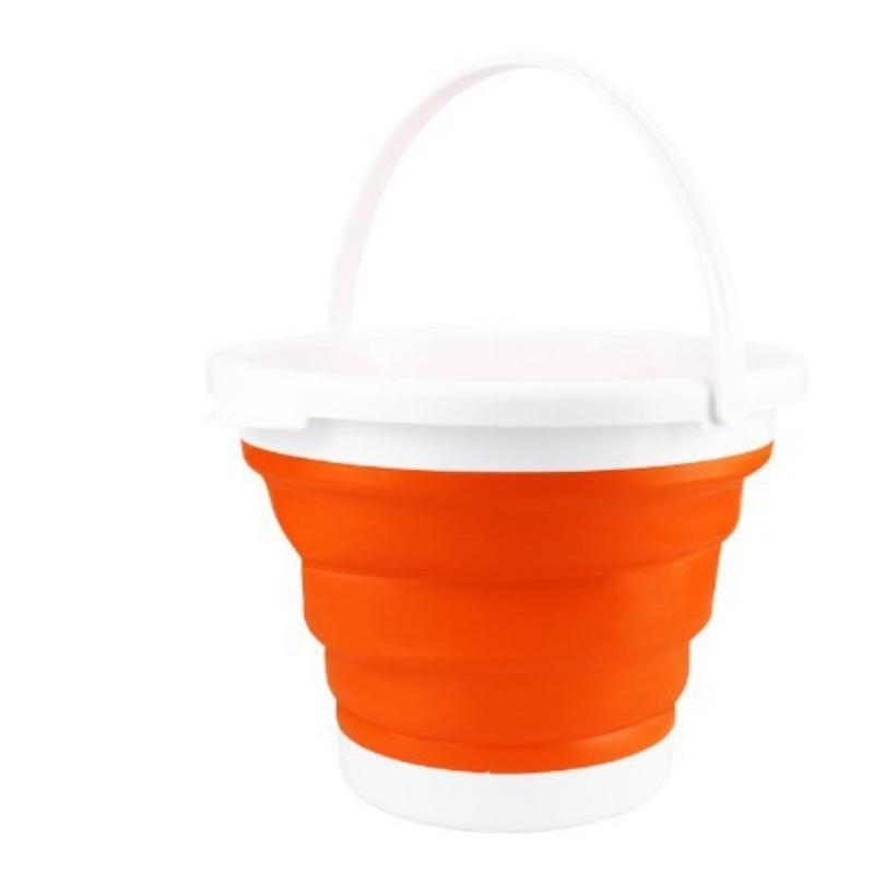 Seau Pliable Portable, Seau de Lavage Pliable pour Voiture, Camping en Plein Air, Pêche, Voyage, Rangement Facile, Articles de Nettoyage, Usage Domestique et Commercial