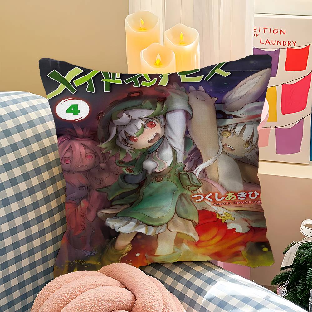 Made In Abyss Anime Cushion Cover Decorative Pillow Sofa Home Decor Case Pillow Cases