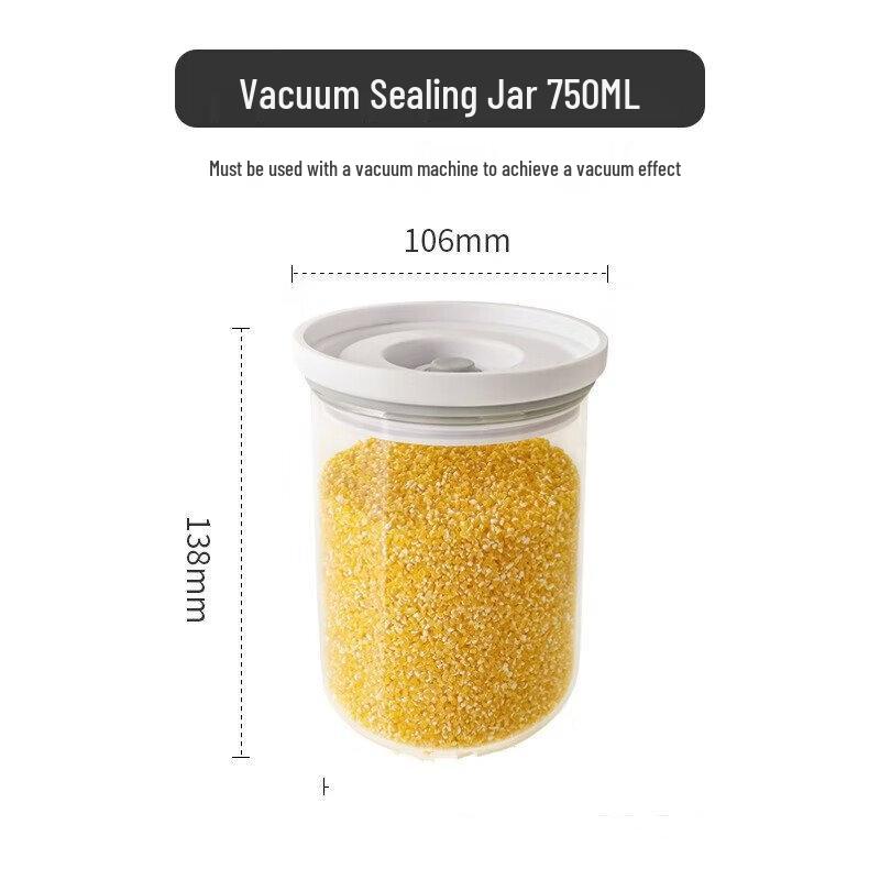 ZISIZ Electric Vacuum Food Storage Container Set