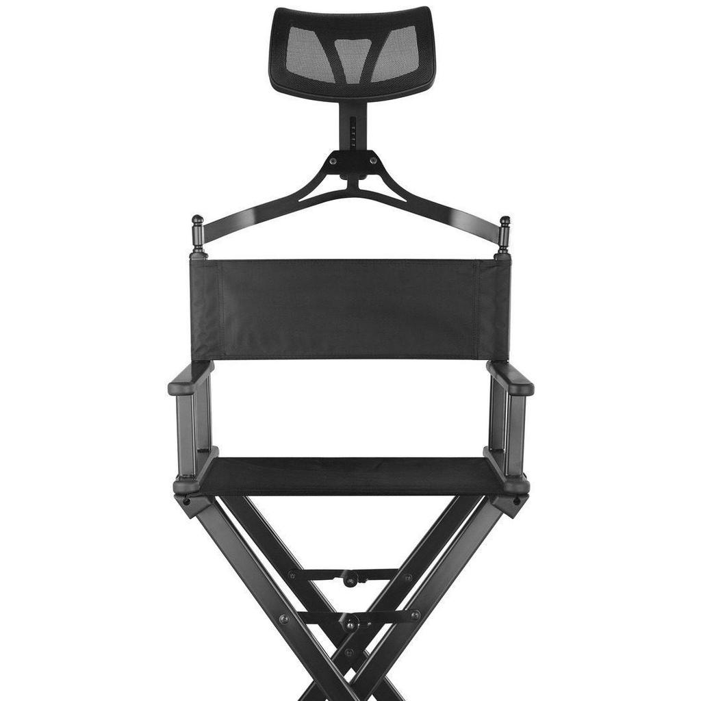 Compact Folding Aluminum Directors Chair for Outdoor, Makeup & Leisure