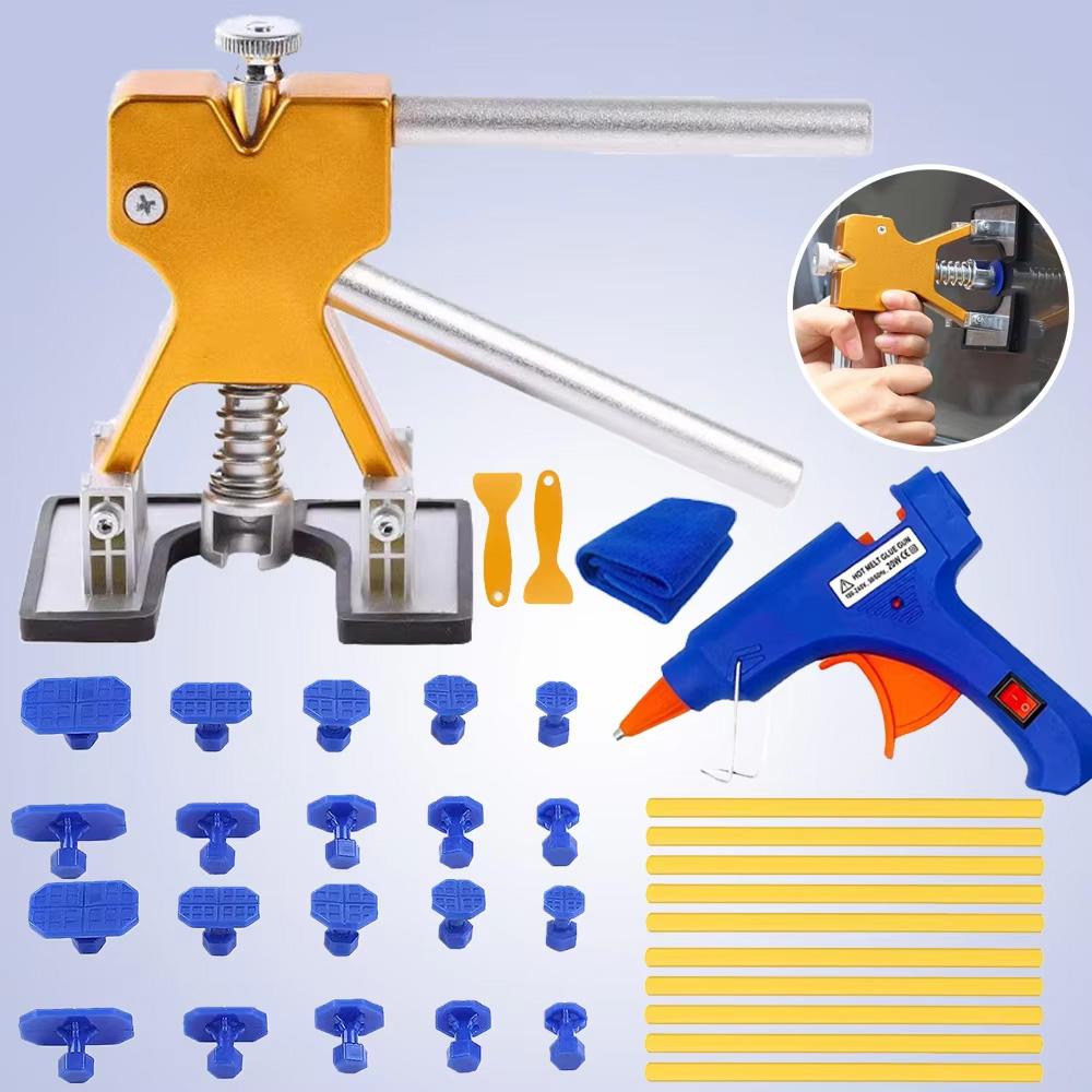 EU/US Plug Paintless Car Dent Puller Remover Kit Glue Gun Dent Lifter Puller for Car Large, Small Ding Hail Dent Removal