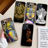 Gautama Buddha Silicone Soft Case For iPhone 17 Air 11 14 15 16 Pro Max 12 13 Mini 16e 16 Plus Back Cover