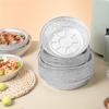 Runde Einweg-Back- und Heißluftfrittierschalen aus Aluminiumfolie