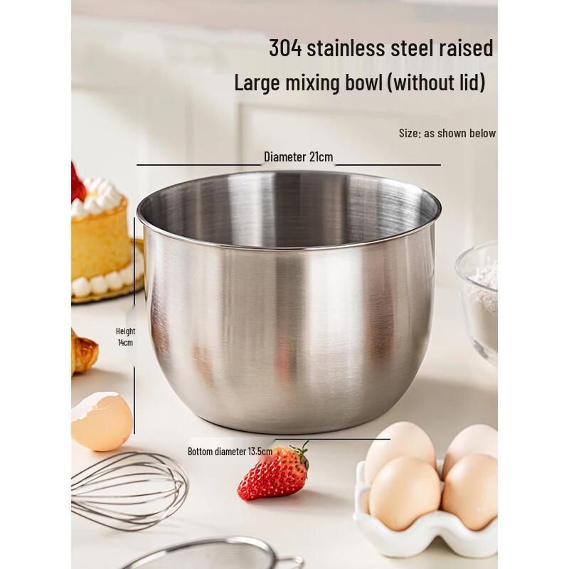 GOWKE 304 Stainless Steel Multi-purpose Kitchen Bowl
