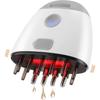 Electric Scalp Massager with Red Light Therapy, Hair Growth Stimulator & Oil Dispenser, Head Massager for Relaxation and Hair Care
