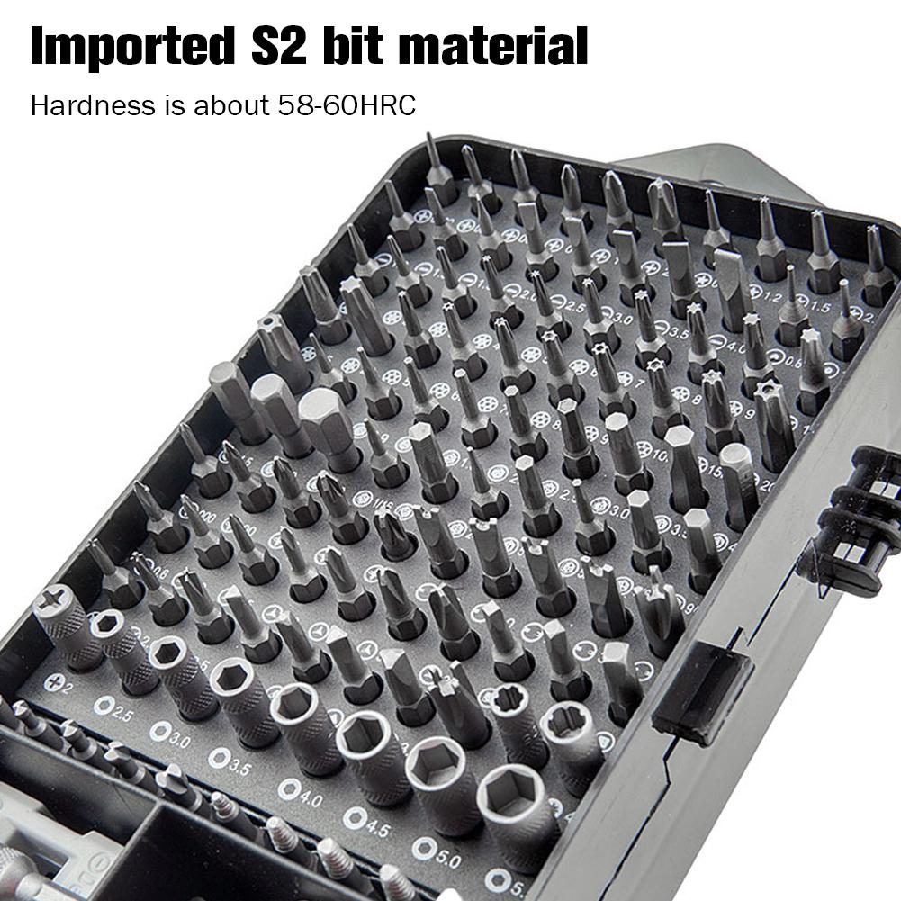 138 in 1 Screwdriver Tool Kit with Storage Box Magnetic Laptop Screwdriver Kit Precision Multifunctional for Mobile Phone Watch