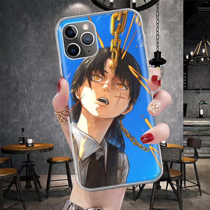 C-Chainsaw Mans Yoru War Devil Soft Phone Case For IPhone 11 17 Air 16E 16 Pro Max 15 + 14 Plus 13 Mini 12 Apple 7 SE 8 Fundas C