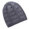Hats New Winter For Stylish Men Women Slouchy Warm Ski Beanie Hat Plain Pattern Design Add Fur Lined Thick Knitted Hat Bonnet Cap